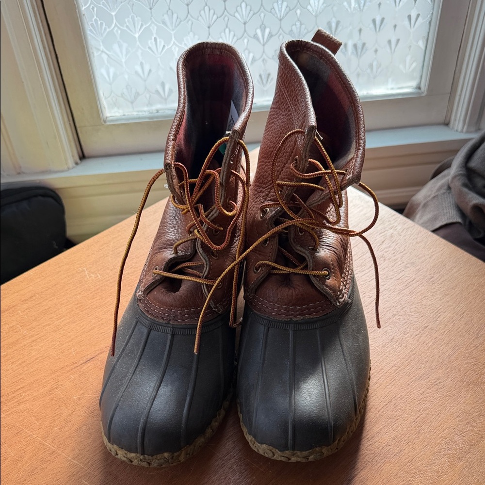 Vintage L.L. Bean “Bean Boots” Men's Brown and Black Duck Boots